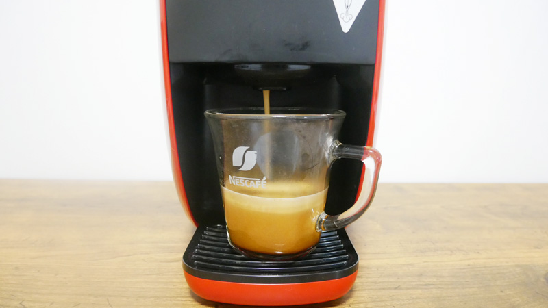 ネスカフェ バリスタ「シンプル」の使い方　コーヒー抽出　レビュー写真